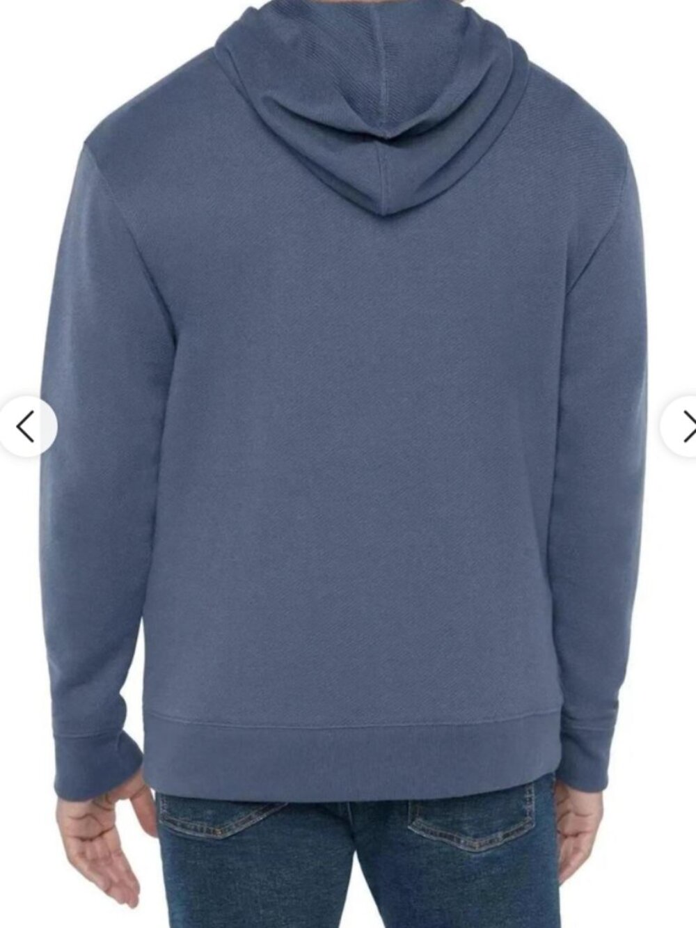 GAP Men's Medium Slate Blue Hooded Sweatshirt, NWOT - Picture 2 of 5